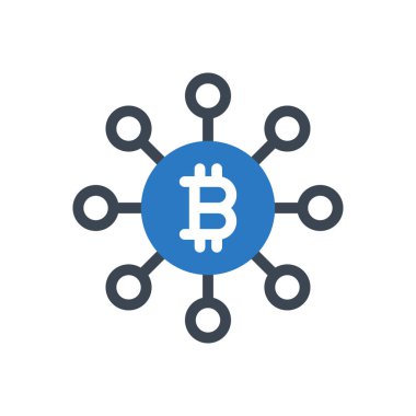 Şifreleme vektör renk simgesi