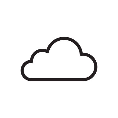 depolama vektörü ince çizgi simgesi