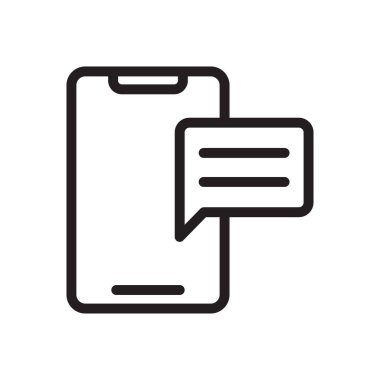 metin vektörü ince çizgi simgesi