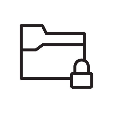 dosyalar vektör ince çizgi simgesi