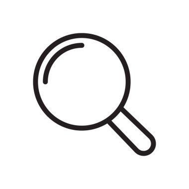 cam vektör ince çizgi simgesi