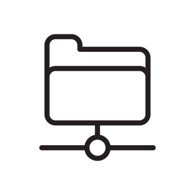 dosyalar vektör ince çizgi simgesi