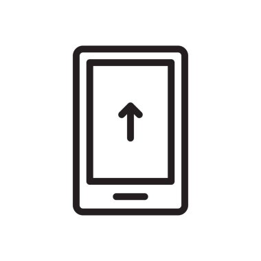 vektör ince çizgi simgesi yükle