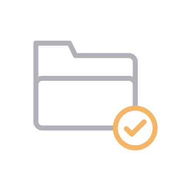 dosya vektör renk çizgisi simgesi