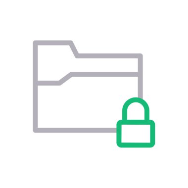 dosya vektör renk çizgisi simgesi