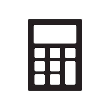 muhasebe vektörü gylph düz simgesi