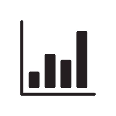 grafik vektörü gylph düz simgesi