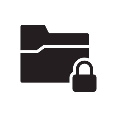 dosya vektörü gylph düz simgesi