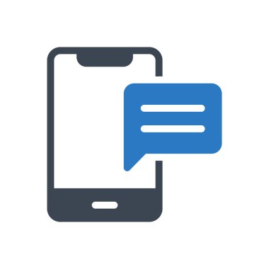 metin vektörü gylph renk simgesi