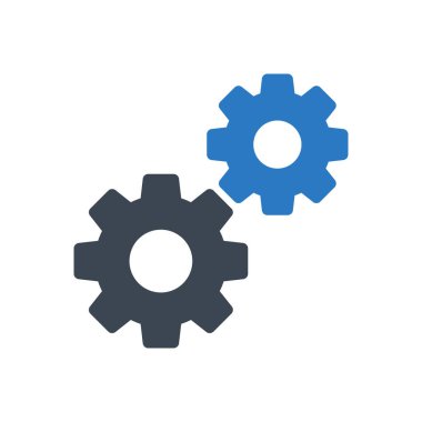 vektör gylph renk simgesini yapılandır