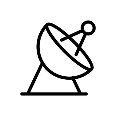 tabak vektörü ince çizgi simgesi