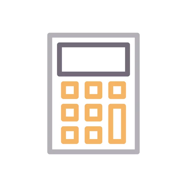 Accounting Vector Color Line Icon — Stock Vector