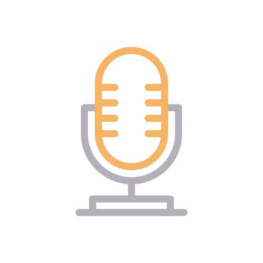 hoparlör vektör gylph renk simgesi