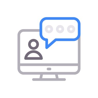 mesaj vektörü gylph renk simgesi