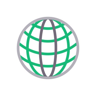 internet vektörü gylph renk simgesi