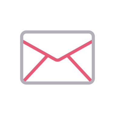 mesaj vektörü gylph renk simgesi