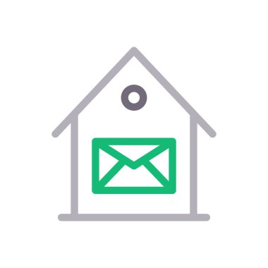 e-posta vektörü renk simgesi