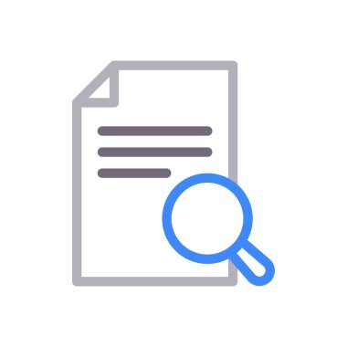 dosya vektörü gylph renk simgesi