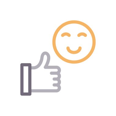 Geri besleme vektörü gylph renk simgesi