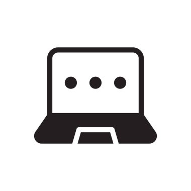 ileti vektörü düz simgesi