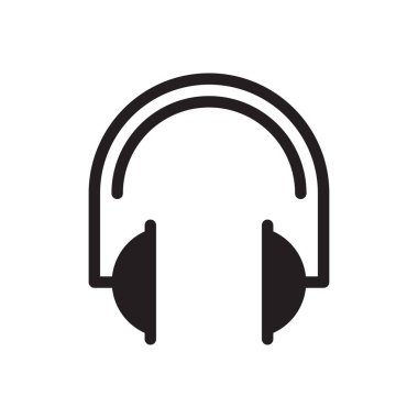 ses vektörü glyph düz simgesi