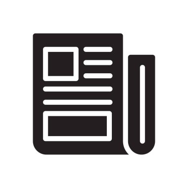 kağıt vektör düz simge