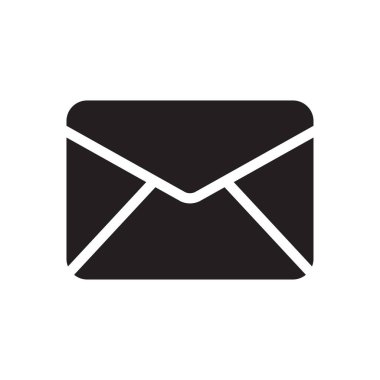 ileti vektörü düz simgesi