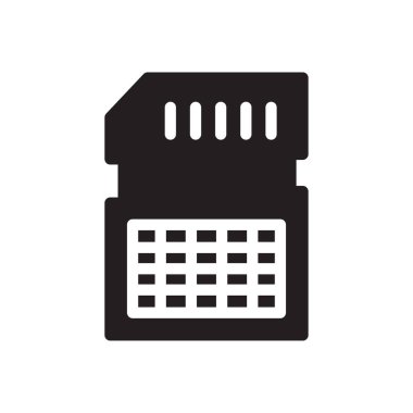 Kart vektör düz simgesi