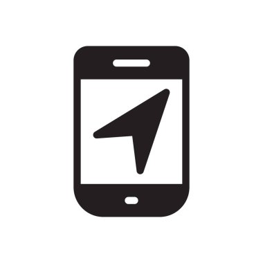 vektör glyph düz simgesini gönder