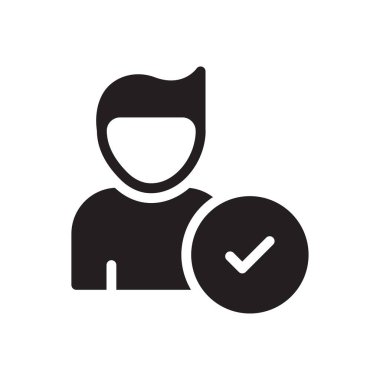 kullanıcı vektörü simgesi düz simgesi