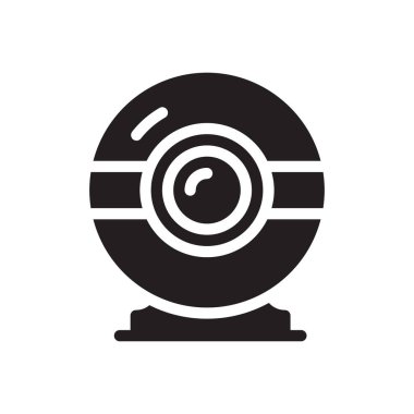 kamera vektör simgesi düz simge