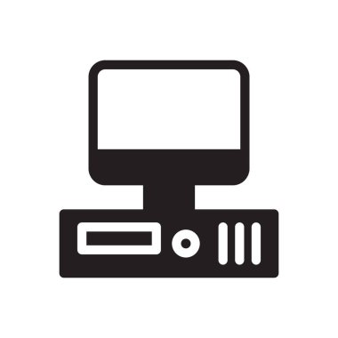 PC vektör düz simge