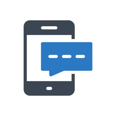 ileti vektör renk simgesi