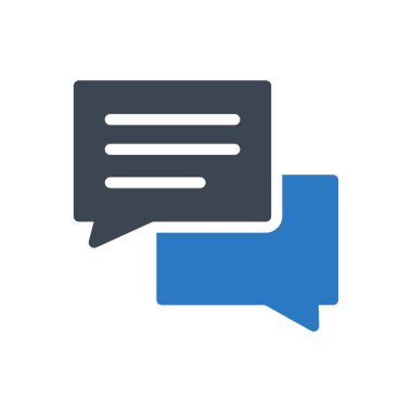 iletişim vektörü renk simgesi