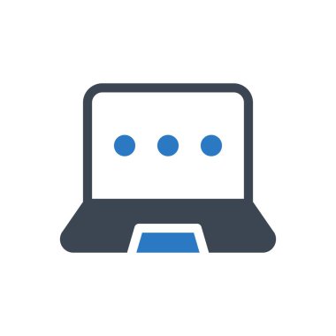 ileti vektör renk simgesi