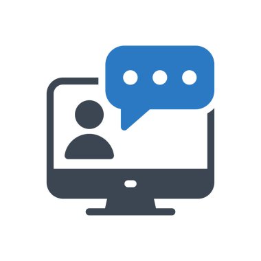 ileti vektör renk simgesi