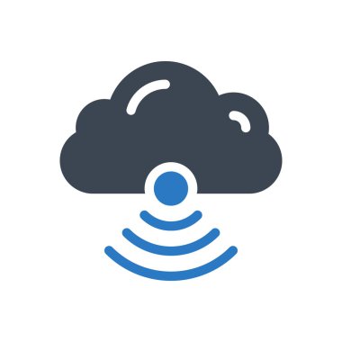 Sinyal vektörü renk simgesi