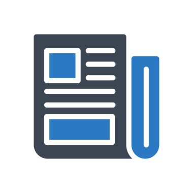 kağıt vektör renk simgesi