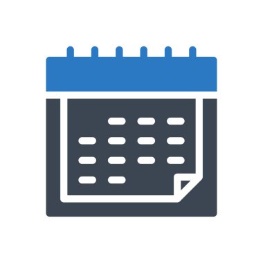 tarih vektör renk simgesi