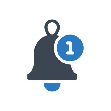 Uyarı vektör renk simgesi