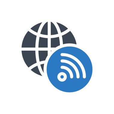 Sinyal vektörü renk simgesi