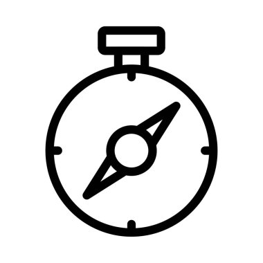 yön vektör ince çizgi simgesi