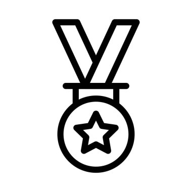 ödül vektörü ince çizgi simgesi