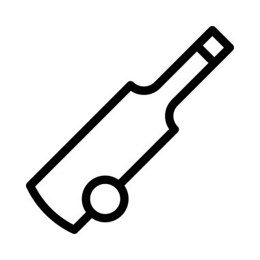 yarasa vektörü ince çizgi simgesi