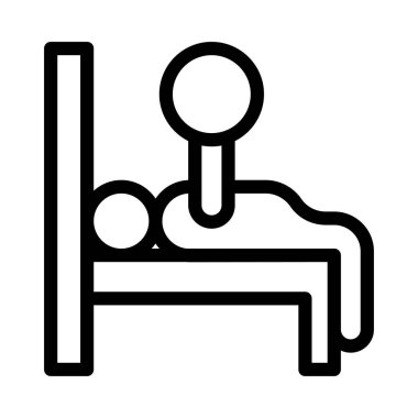 workup vector thin line icon