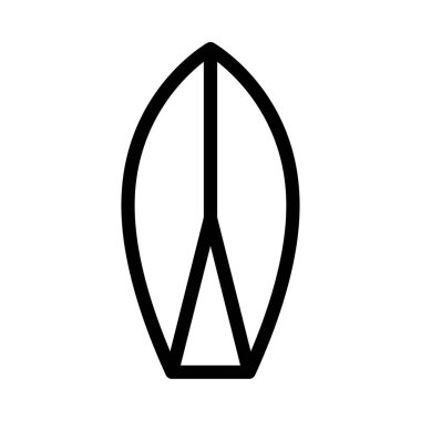 tahta vektörü ince çizgi simgesi