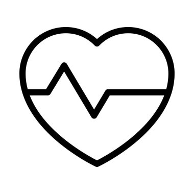 sağlık vektörü ince çizgi simgesi