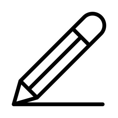 kalem vektörü ince çizgi simgesi