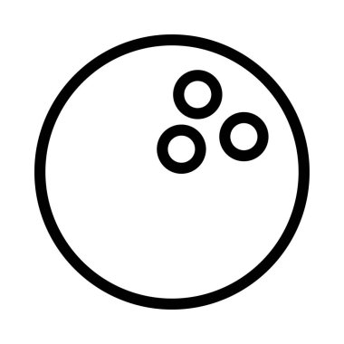 Skittle vektör ince çizgi simgesi