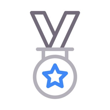 ödül vektör renk çizgisi simgesi